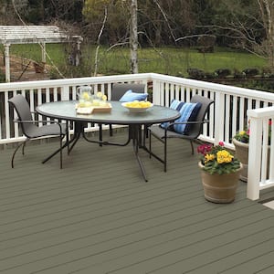 8 oz. #SC-138 Sagebrush Green Solid Color Waterproofing Exterior Wood Stain and Sealer Sample