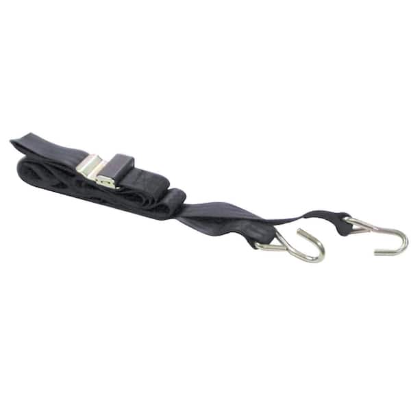 12 ft. Premium Gunwale Trailer Tie Down Strap 2 in. W, Black