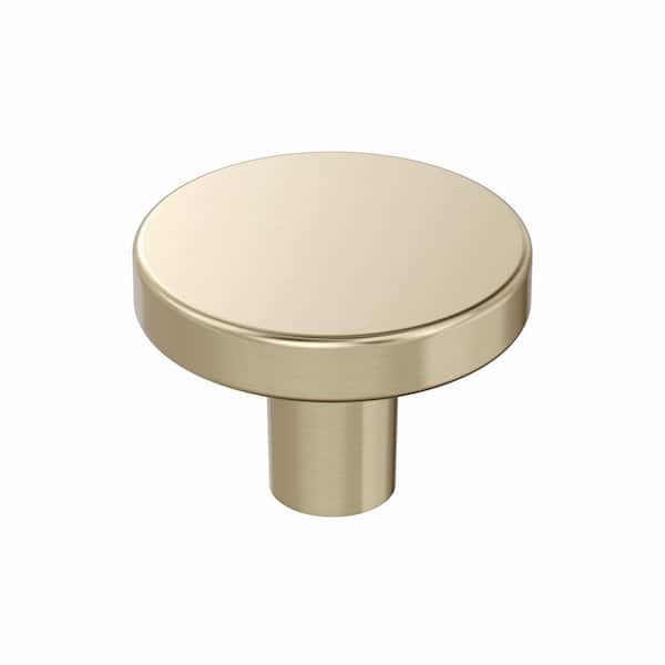 Sutton 1-3/8 in. (35mm) Brushed Gold Round Cabinet Knob