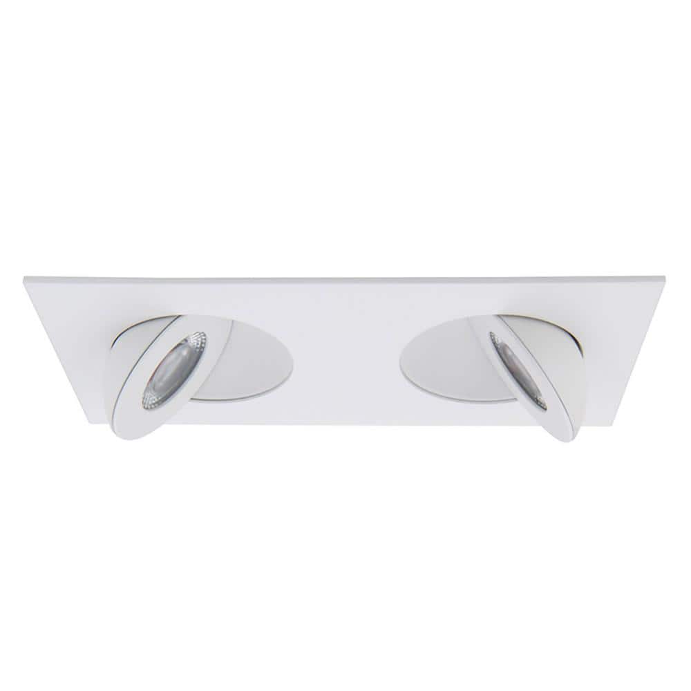 White Aluminum 3.5'' LED Recessed Lighting Kit