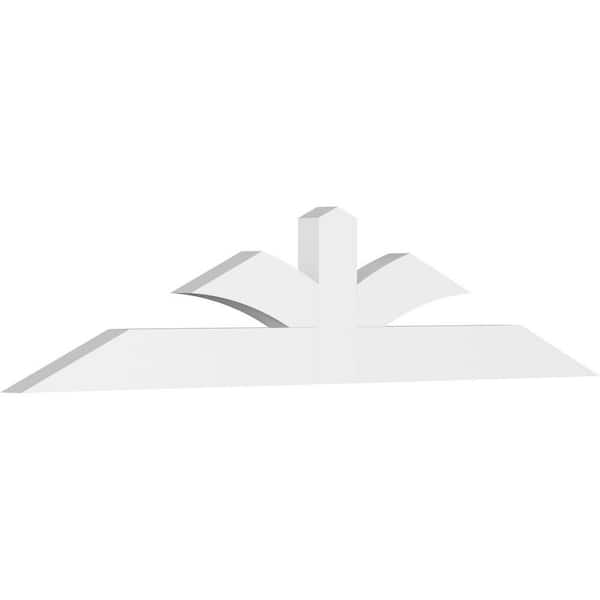 Ekena Millwork Richland 60 in. W x 12.5 in. H x 2 in. D Signature Polyurethane Bracket