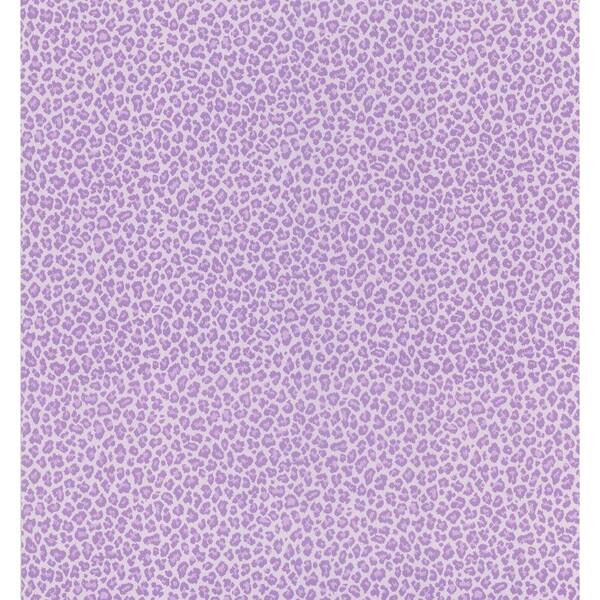 National Geographic Bambam Purple Leopard Skin Wallpaper Sample