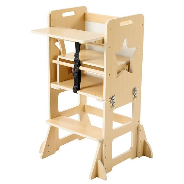 SVOPES Toddler Tower, Wooden, 6 in 1-Kitchen Step Stool for Kids 1-5 ...