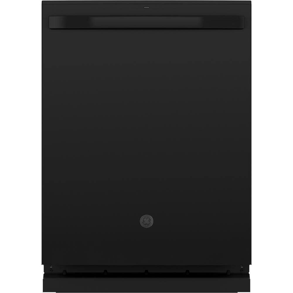 GE 24 in. Black Top Control BuiltIn Tall Tub Dishwasher with Stainless