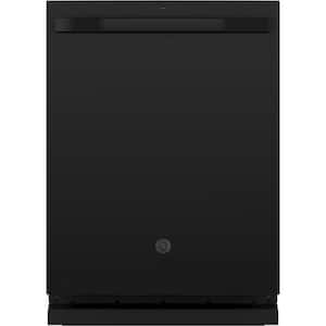 24 in. Built-In Top Control Black Dishwasher w/Stainless Steel Tub, Bottle Jets, 46 dBA
