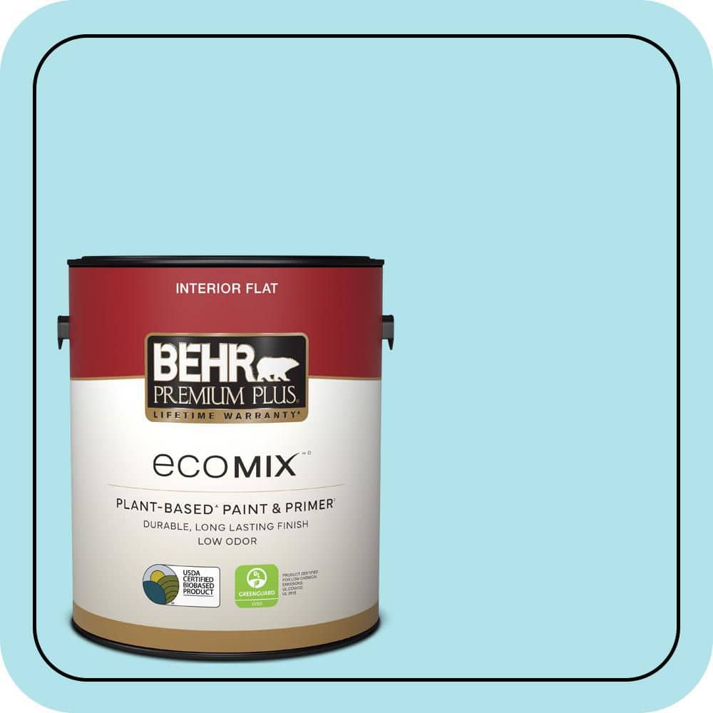 1 gal. #P480-2 Crystal Falls Flat EcoMix Plant-Based Interior Paint & Primer price history on PriceWatchPro