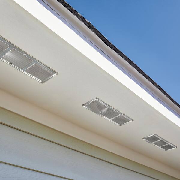 thumbnail image 2 of Master Flow 16x8 White Aluminum Under Eave Soffit Vent – Open Box 2 of 4