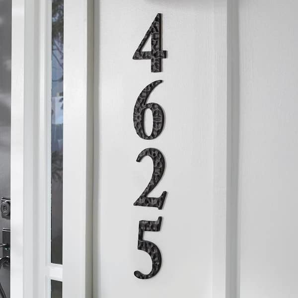 6 in. Black Cast Iron House Number 2