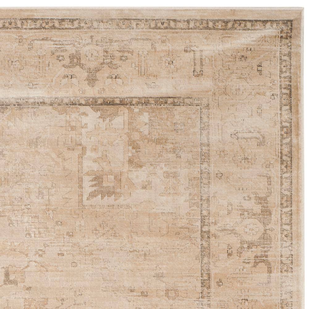Vintage Light Blue Rectangular Viscose Area Rug 9' x 12'