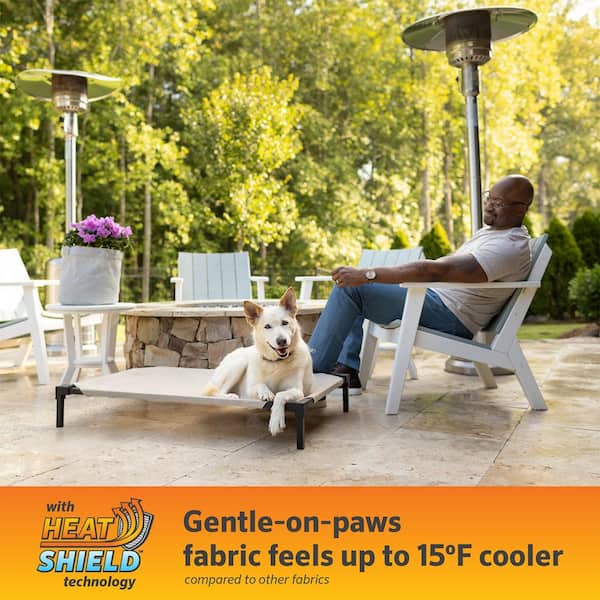 Coolaroo Pet Bed Pro Large Great Sandy Beige HeatShield 507893