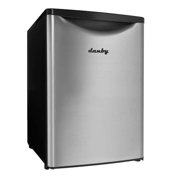 Danby 2.6 cu. ft. Compact Fridge in Stainless Steel - DAR026A2BSLDB