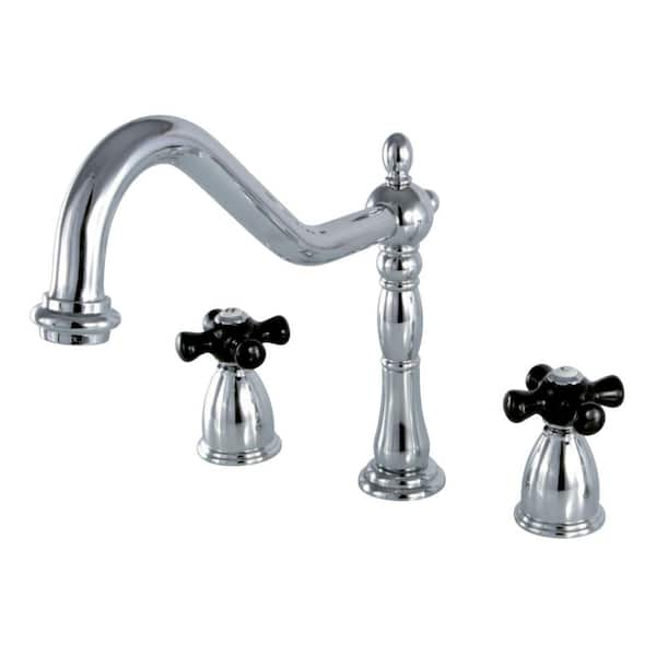 Kingston Brass Duchess 2-Handle Standard Kitchen Faucet in Polished ...