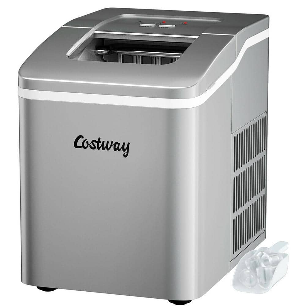 LCD Self-Cleaning Ice Maker: Countertop Machine, 44Lbs/24H