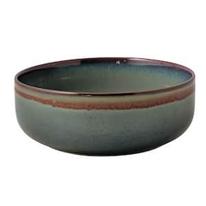 Crafted 26.25 fl. Oz. Breeze Blue Porcelain Rice Bowl