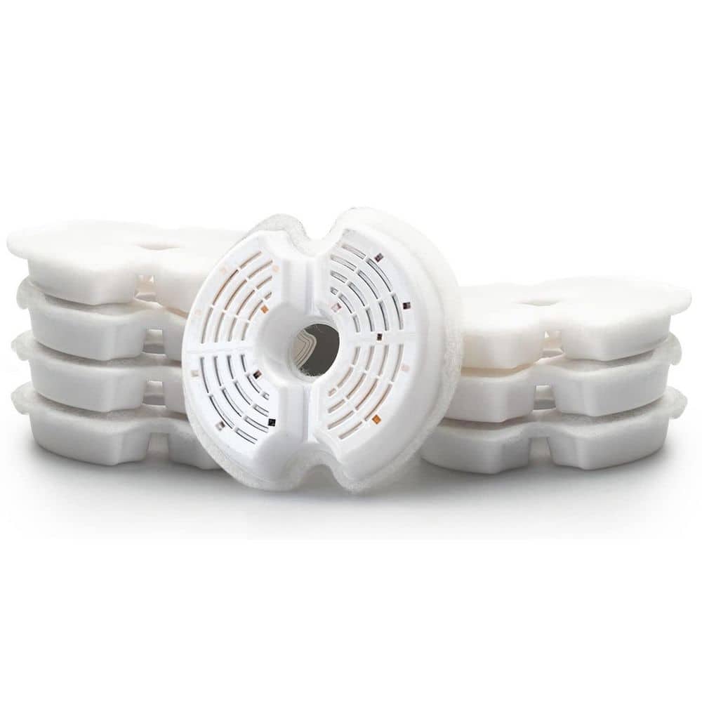 Pet Water Fountain Replacement Filters Multiple Filtration Cotton Activated Carbon 8-Pack price history on PriceWatchPro