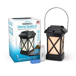 Outdoor Mosquito Repellent Patio Shield Lantern 12-Hour and 15 ft. Coverage and Deet Free