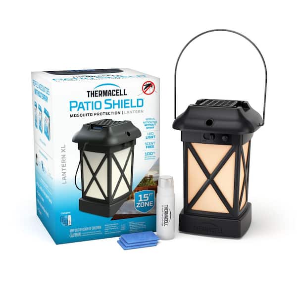 Thermacell Outdoor Mosquito Repellent Patio Shield Lantern 12-Hour and 15 ft. Coverage and Deet Free