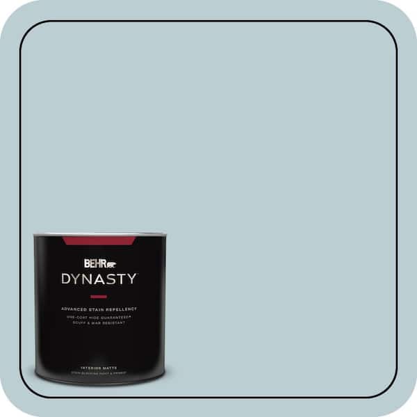 BEHR DYNASTY 1 qt. #540E-2 Cloudy Day Matte Interior Stain-Blocking Paint & Primer