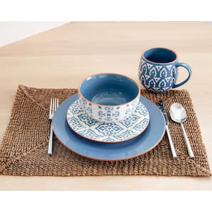 Sevilla 16-Piece Stoneware Dinnerware Set with Service for 4-People