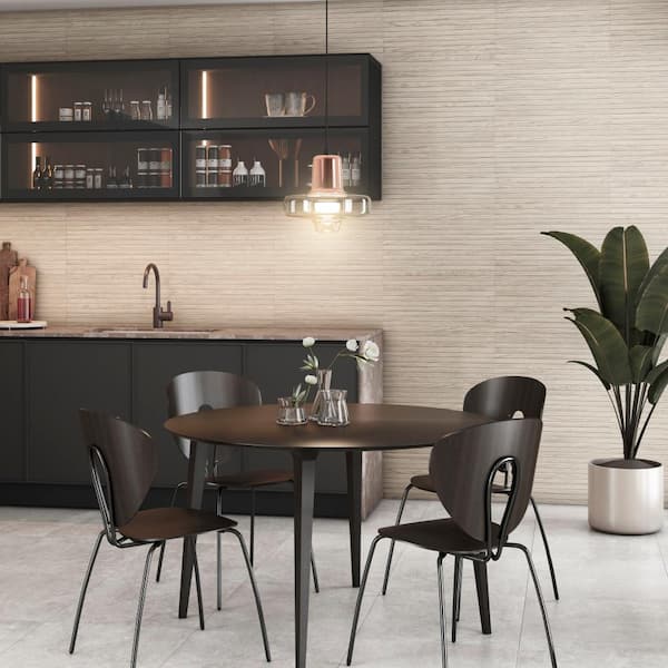 Woodstrip Arce 11-3/4 in. x 11-3/4 in. Ceramic Wall Take Home Tile Sample