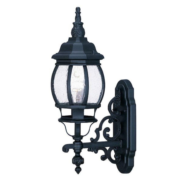 Acclaim Lighting Chateau Collection 3-Light Matte Black Outdoor Wall-Mount Light Fixture