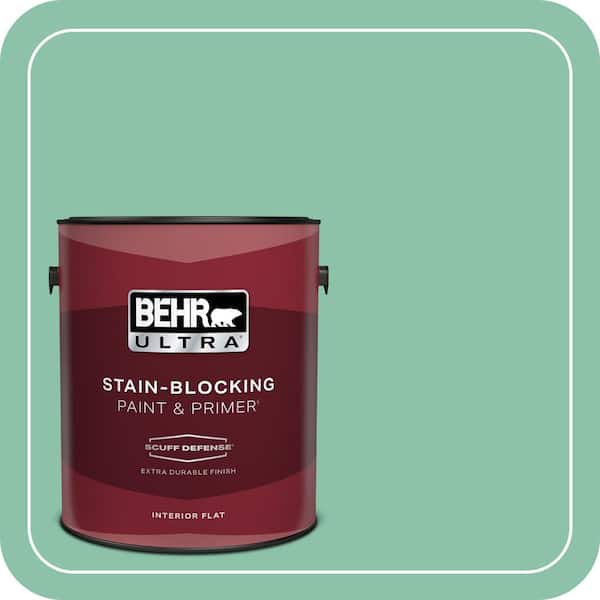 BEHR ULTRA 1 gal. Home Decorators Collection #HDC-WR14-8 Spearmint Frosting Extra Durable Flat Interior Paint & Primer