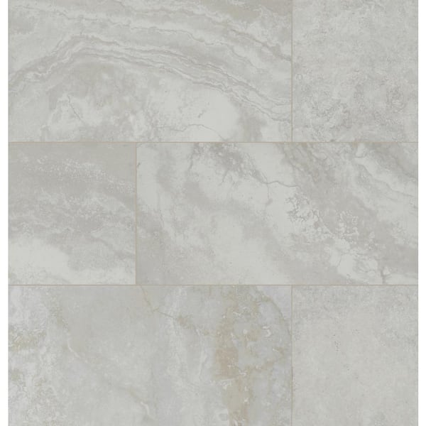 Argento Travertino 16 in. x 32 in. Matte Porcelain Paver Tile (2 Pieces/7.1 sq. ft./Case)