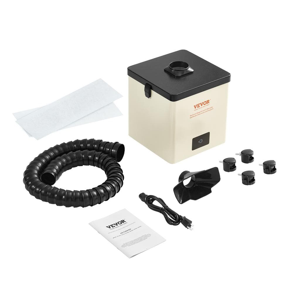 VEVOR Solder Fume Extractor 100 Watt Soldering Smoke Absorber with 3Stage Filters 240 m³/h
