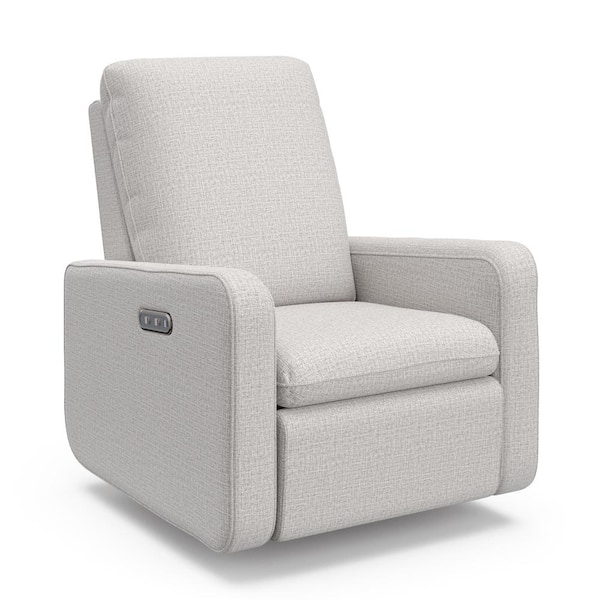 Graco Teddi Steel Basketweave Power Recliner Swivel Glider with USB