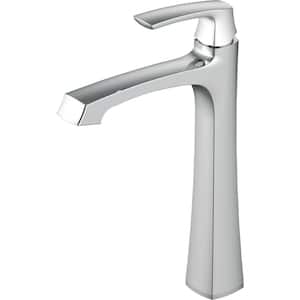 Cardania Single Handle Vessel Sink Faucet in Brushed Nickel