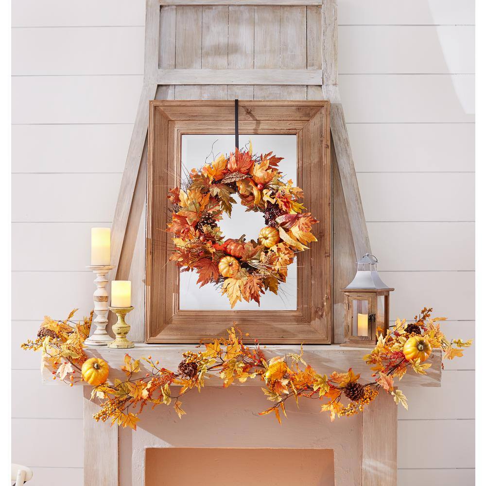 Coastal Cottage 4" Off-White Wood Pillar Candle Holder