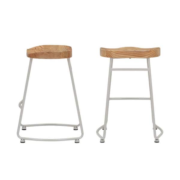 Stylewell Riverbed Brown Metal Backless, 24 Inch Backless Metal Bar Stools Uk