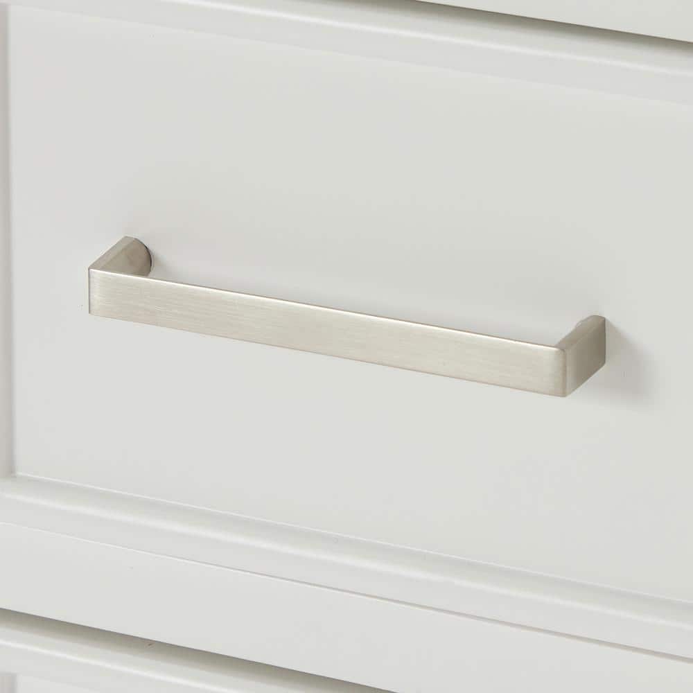 Stafford White Solid Wood 43" Freestanding Bathroom Vanity Cabinet