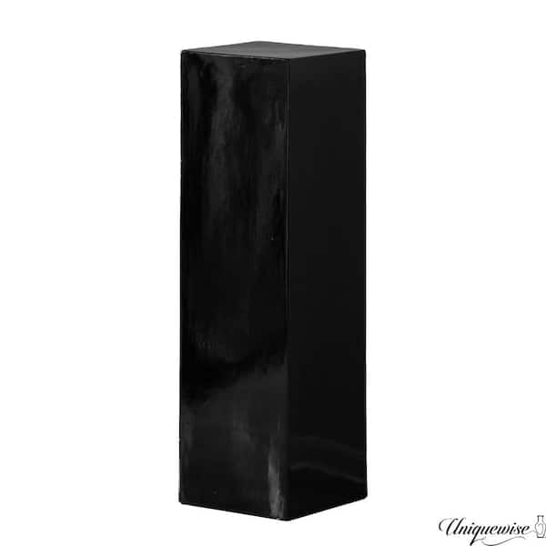 40-Inch Black Fiberglass Pedestal Backdrop Stand - Stylish Flower