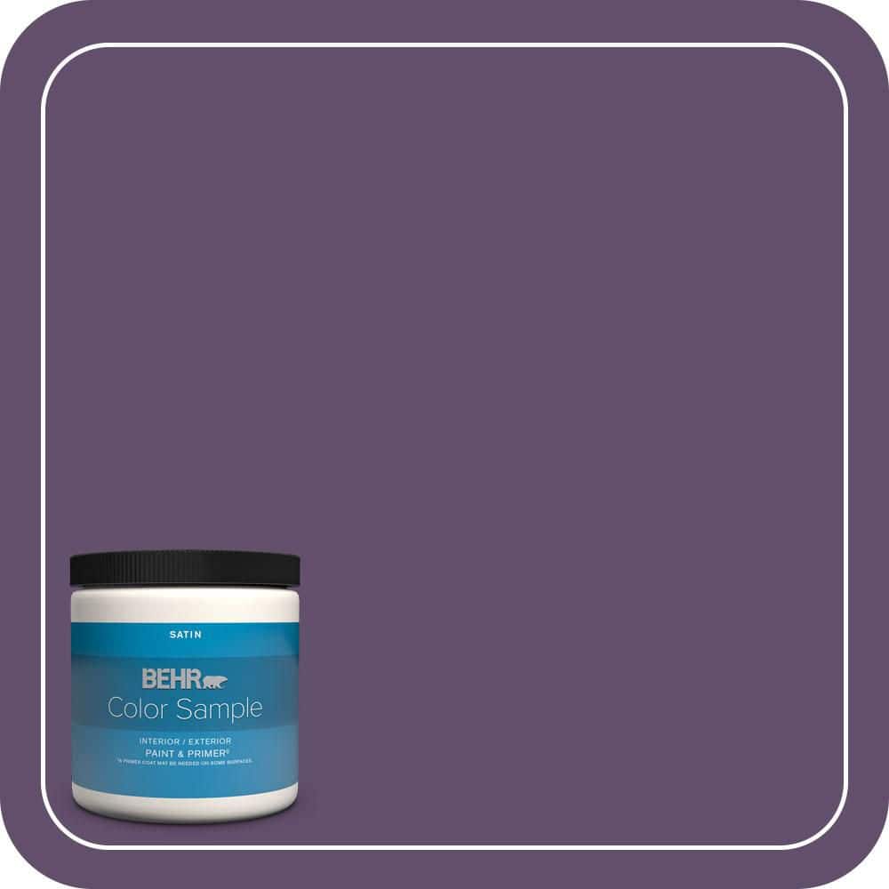 8 oz. #660D-7 Blackberry Farm Satin Enamel Interior/Exterior Paint & Primer Color Sample price history on PriceWatchPro