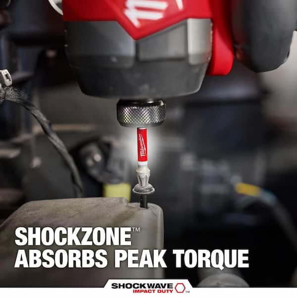 t2oです。 Milwaukee SHOCKWAVE Impact Duty 2 in. T20 Torx Alloy Steel