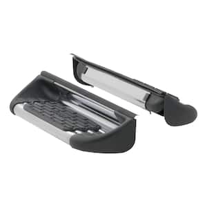 Polished Stainless Steel Side Entry Step Truck Box Extensions, Select Dodge, Ram 1500, 2500, 3500