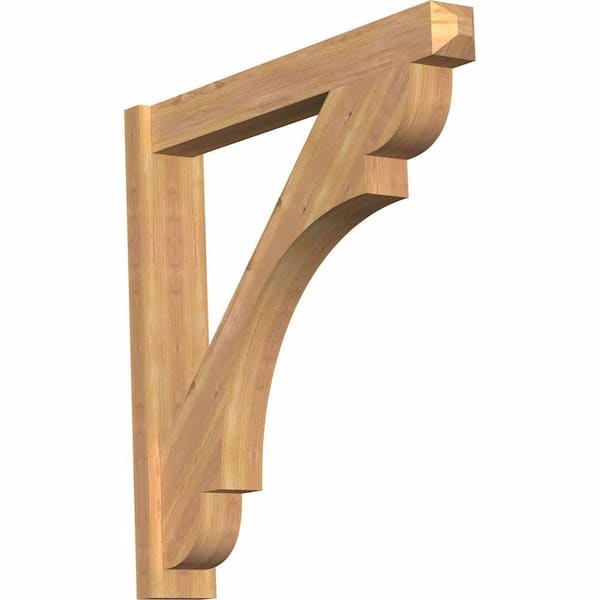 Ekena Millwork 6 in. x 36 in. x 36 in. Olympic Craftsman Smooth Western Red Cedar Outlooker