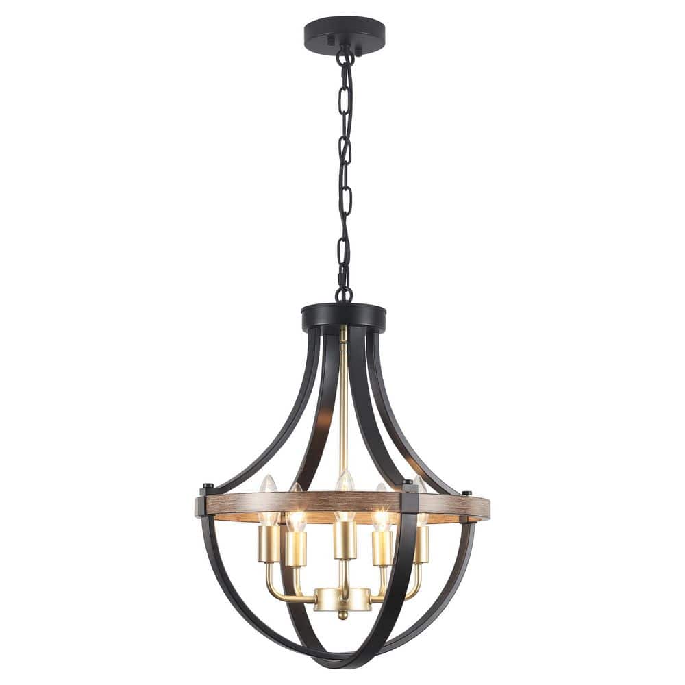5-Light Gold Vintage Candle Design Hanging Linear Chandelier Lighting for Kitchen Island price history on PriceWatchPro