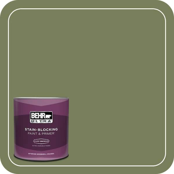 BEHR ULTRA 1 qt. #410F-6 Grape Vine Extra Durable Eggshell Enamel Interior Paint & Primer