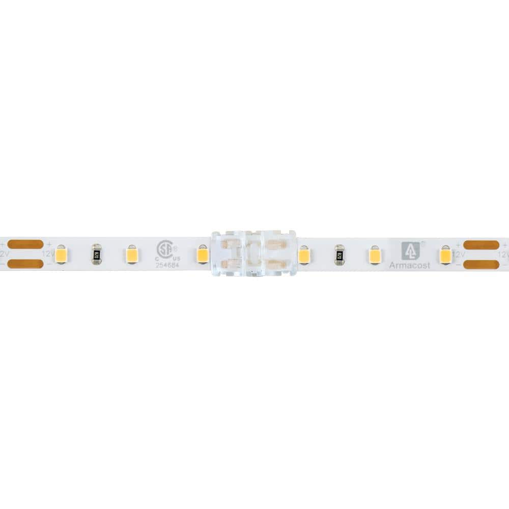 Clear Plastic Tape-to-Tape LED Splice Connectors 6-Pack