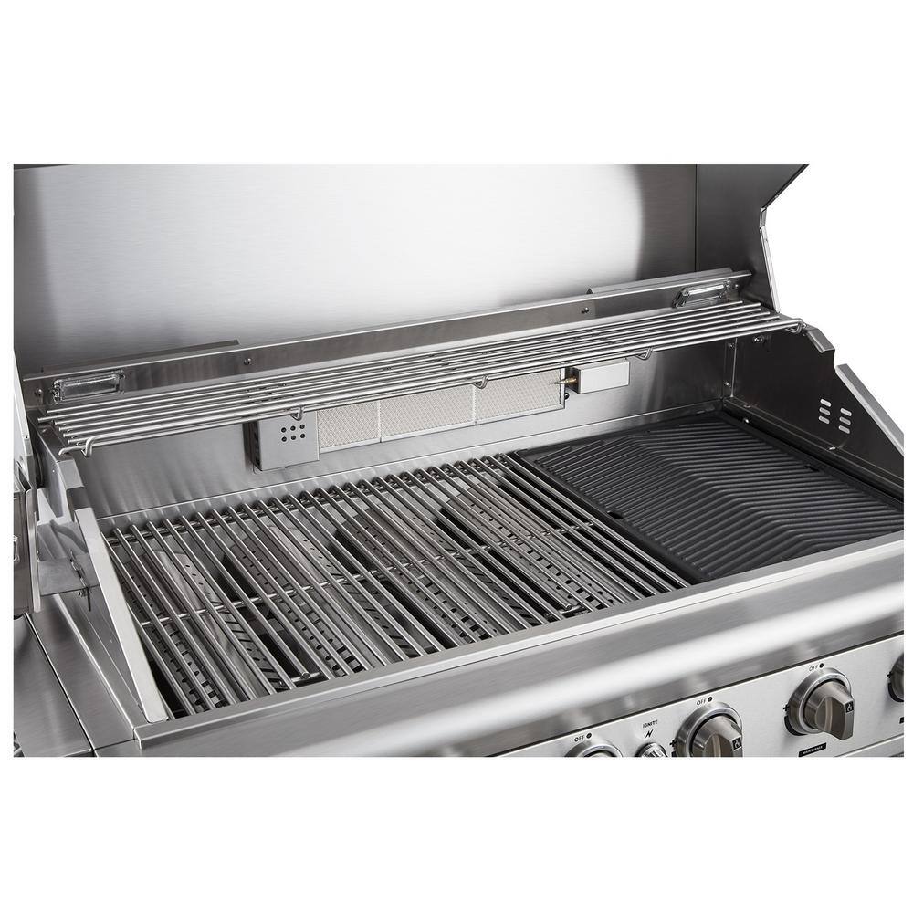 Kalamera 6-Burner Stainless Steel Built-In Gas Grill
