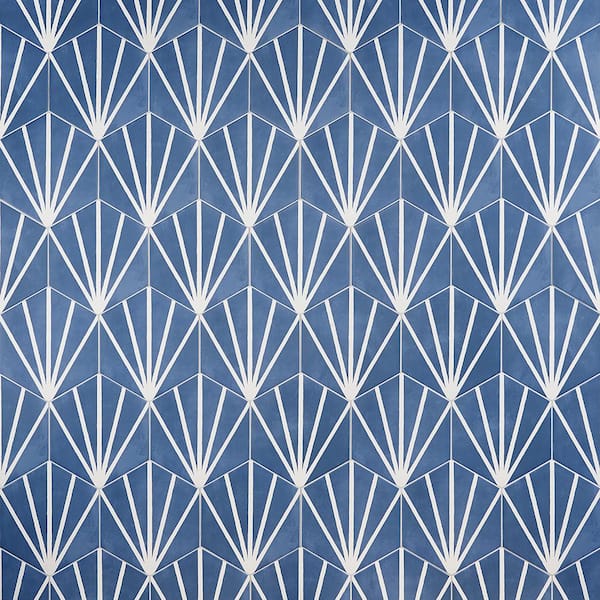 Ivy Hill Tile Eclipse Ray Blue 7.79 in. x 0.59 in. Matte Porcelain Floor and Wall Tile Sample