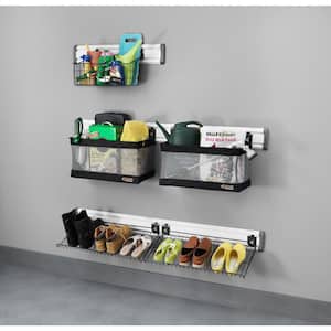 30 in. Hammered Graphite Shoe Rack