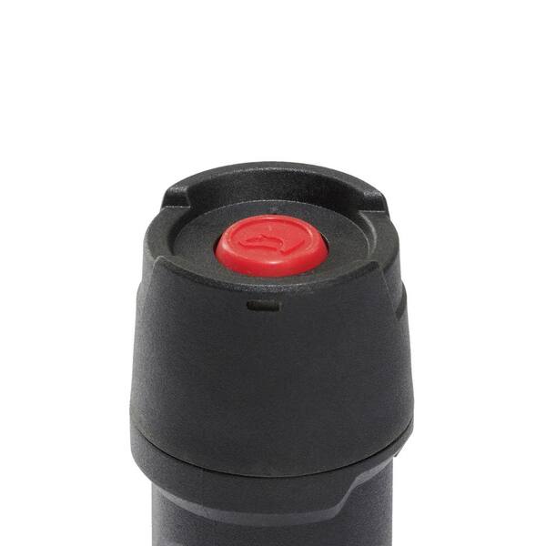 Husky - 500 Lumens Tough Stainless Steel Core Multi-Setting LED Flashlight, Impact and Water Resistant with Batteries