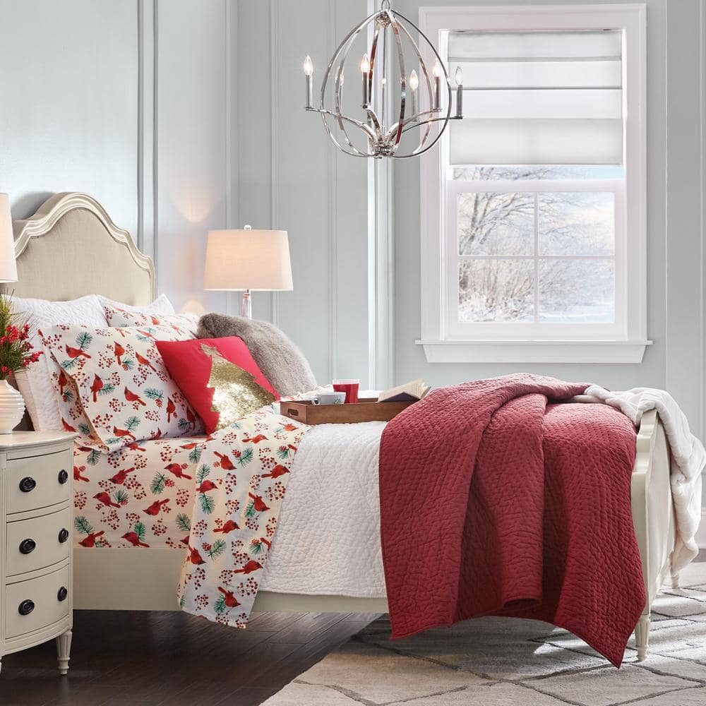 Oversized Snow Leopard Faux Fur Reversible Throw Blanket
