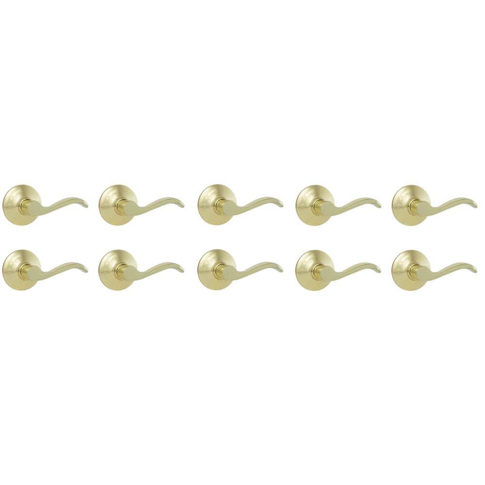 Naples Polished Brass Hall/Closet Door Lever 10-Pack price history on PriceWatchPro