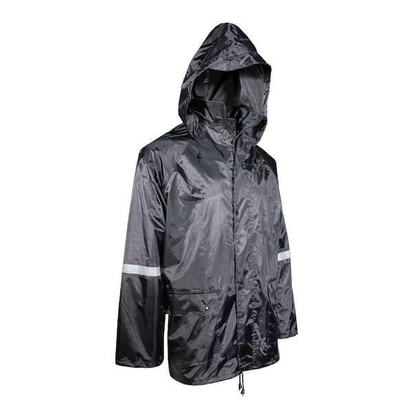 PRIVATE BRAND UNBRANDED Premium Men's 2X-Large Black Waterproof