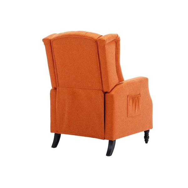 Orange discount recliner cover