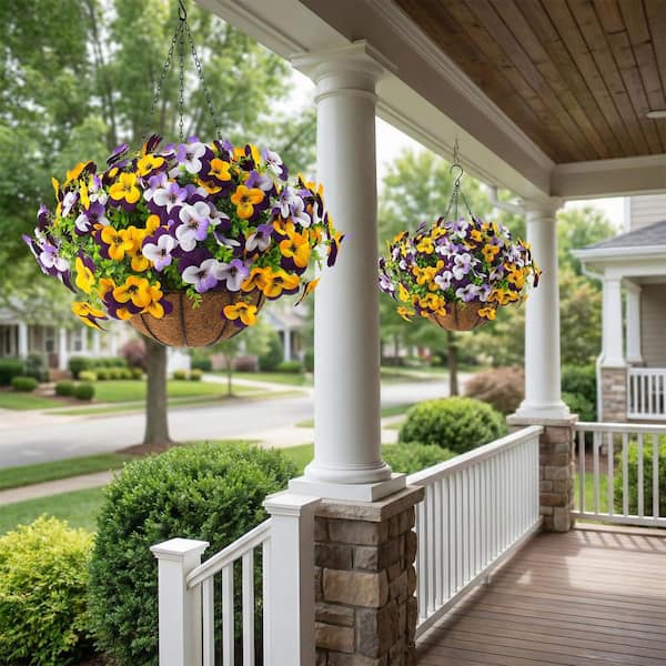 フラワー・ガーデニング Botanize SEN M size type B 18.9 in. Multi-Colored Other Indoor/Outdoor Hanging Artificial